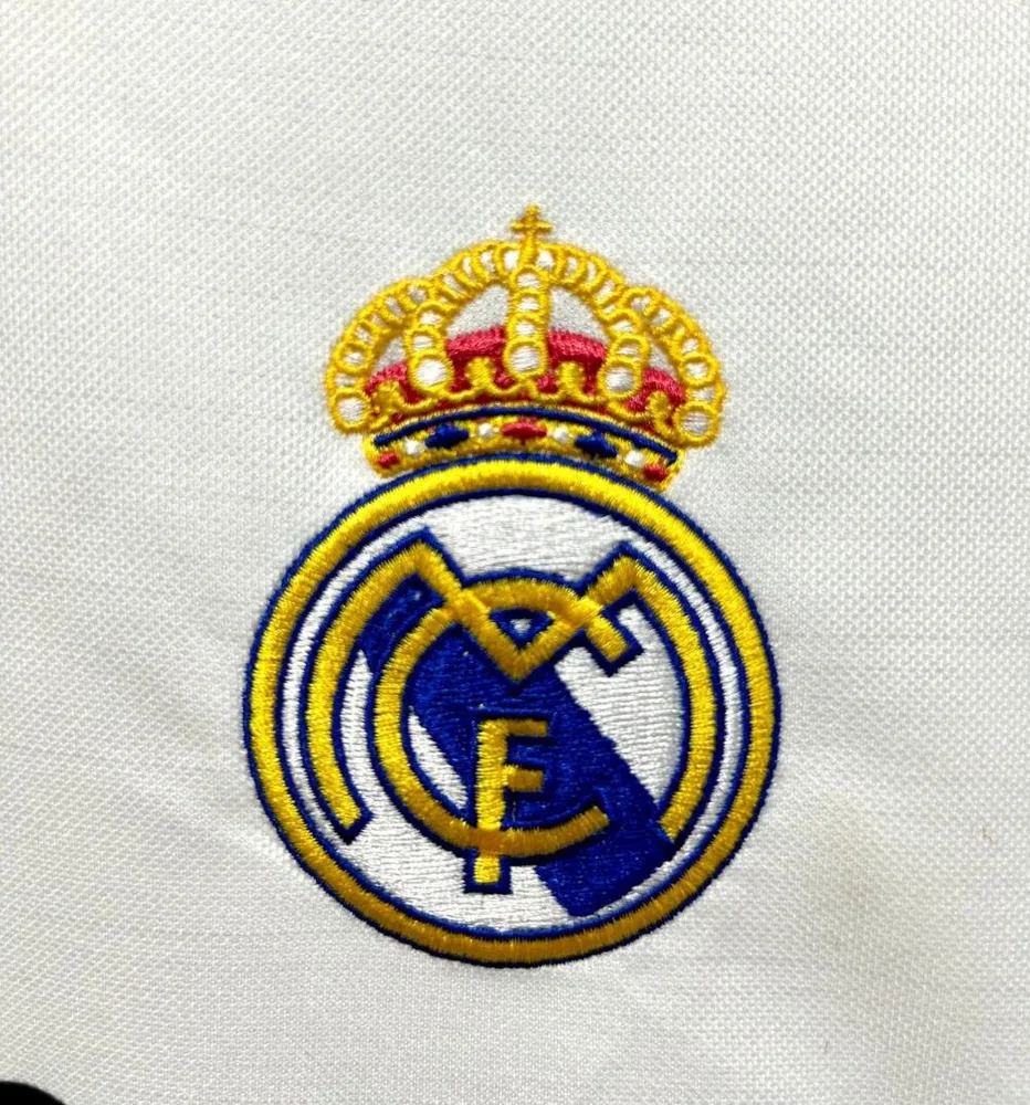 Real Madrid 2008/2009 Retro Real Madrid Home Football Shirt 2008/2009 — 8