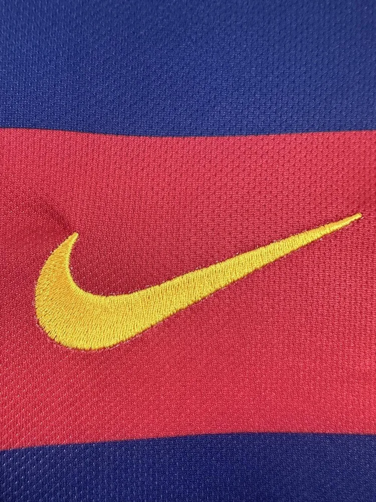Barcelona 2015/2016 Retro Barcelona Home Football Jersey Long Sleeve 2015/2016 — 6