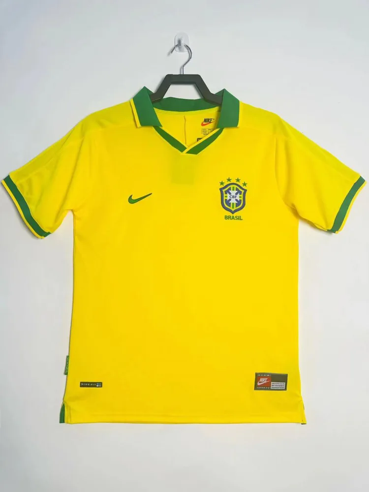 Brazil 1997 Retro Brazil Camiseta de fútbol Local 1997