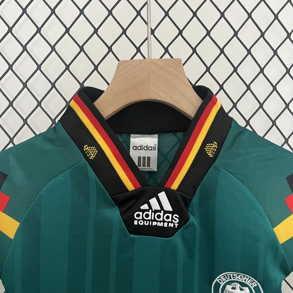 Germany 1992 Retro Germany Visitante Camiseta de fútbol Talla infantil 1992 — 7