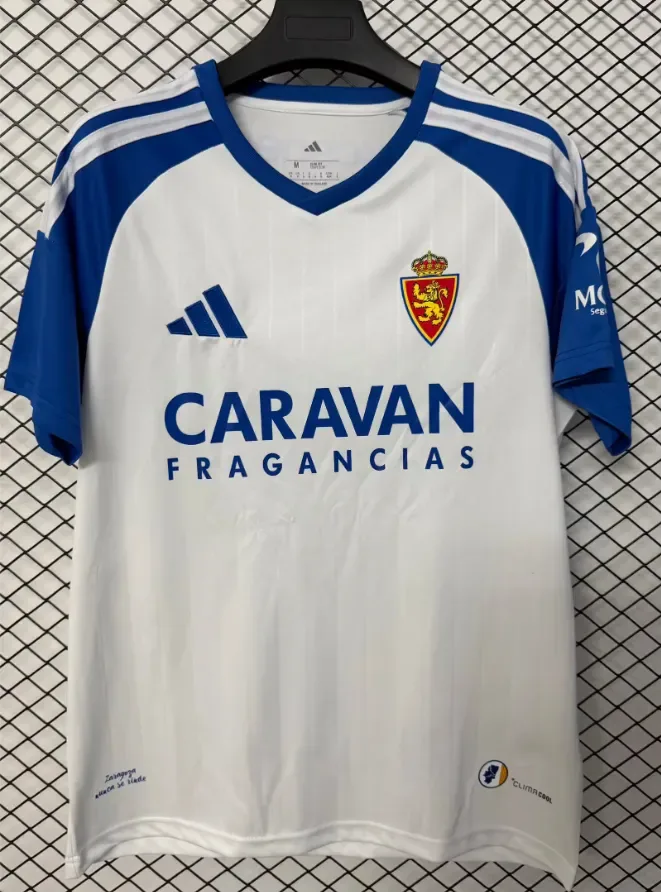 Real Zaragoza 2026/2027 Real Zaragoza Home Football Shirt 2026/27