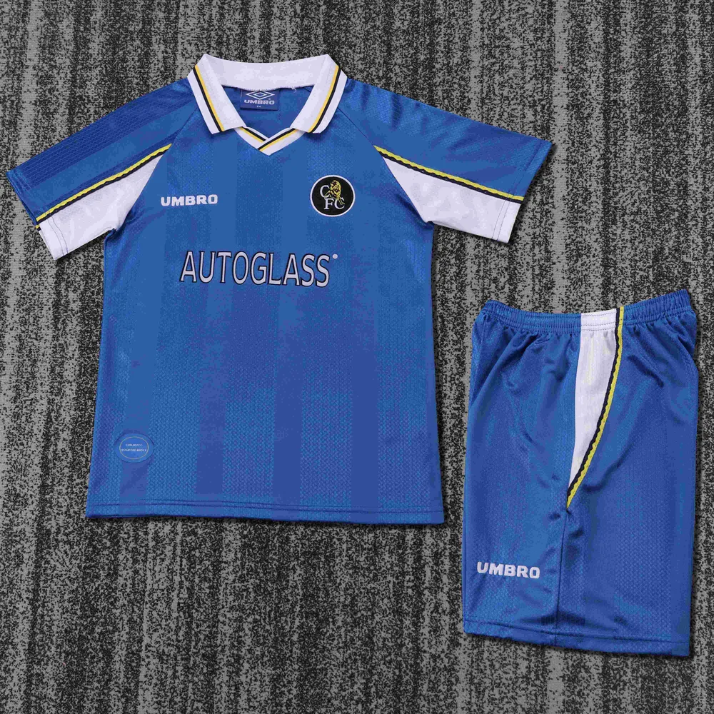 Chelsea 1997-1999 Retro Chelsea Local Camiseta de fútbol Talla infantil 1997/1999