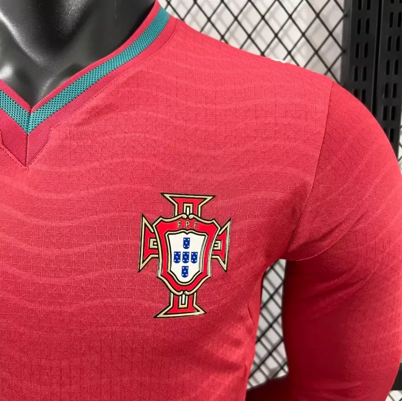Portugal 2026/2027 Long Sleeve Player Version Portugal Home Football Jersey 2026/27 — 7