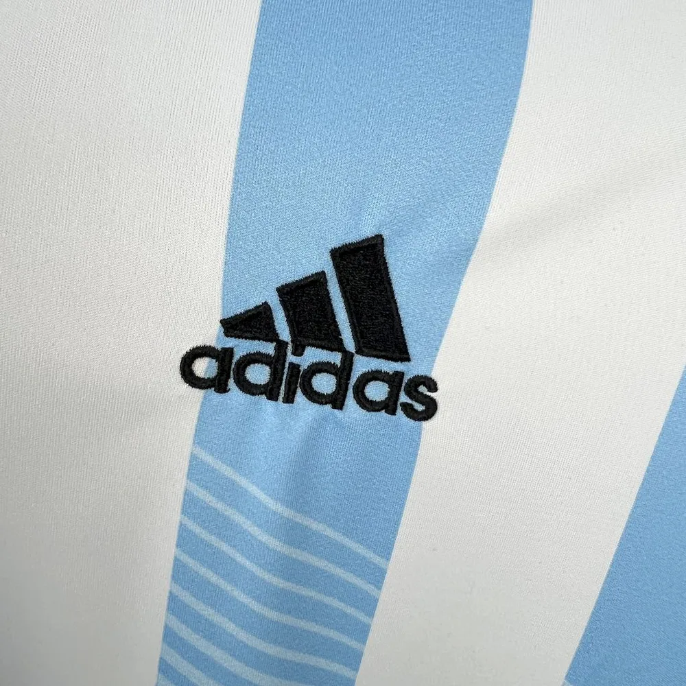 Argentina 2014 Retro Argentina National Team Home Jersey 2014 — 6