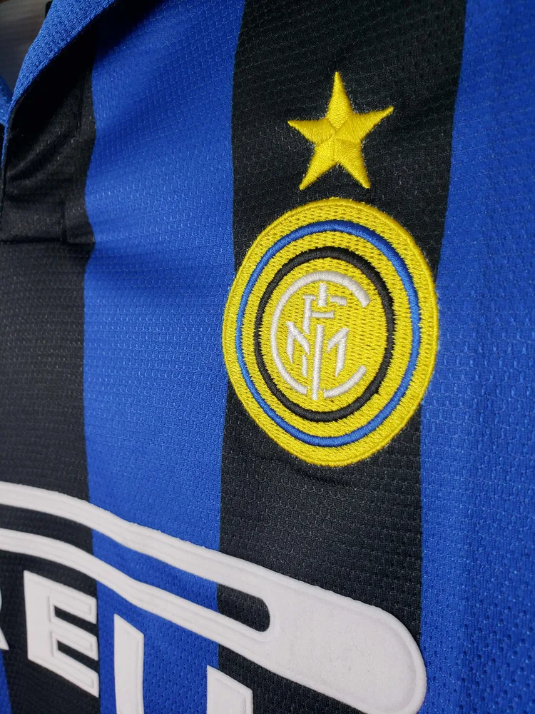 Inter Milan 1998/1999 Retro Long Sleeve Internazionale Milan Home Football Jersey 1998/1999 — 6