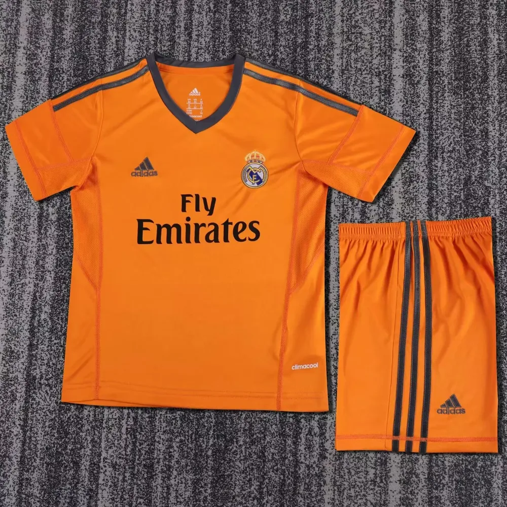 Real Madrid 2013-2014 Retro Real Madrid Tercera Visitante Camiseta de fútbol Talla infantil 2013/2014