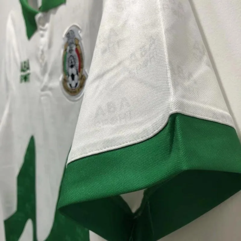 Mexico 1995 Retro Mexico Visitante Camiseta de fútbol 1995 — 6