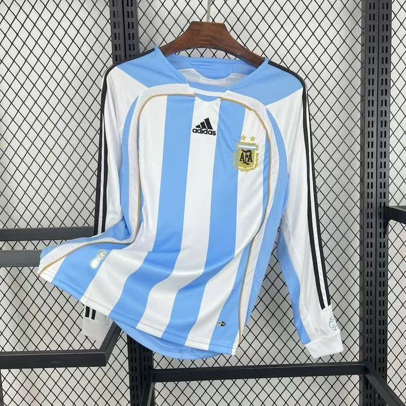 Argentina 2006-07 Argentina Retro Manga larga 2006/07