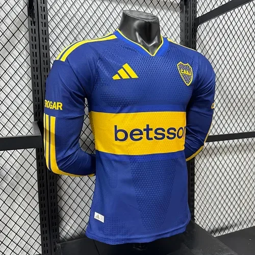 Boca Juniors 2026/2027 Long Sleeves Versión jugador Boca Juniors Local Camiseta de fútbol 2026/27 — 3