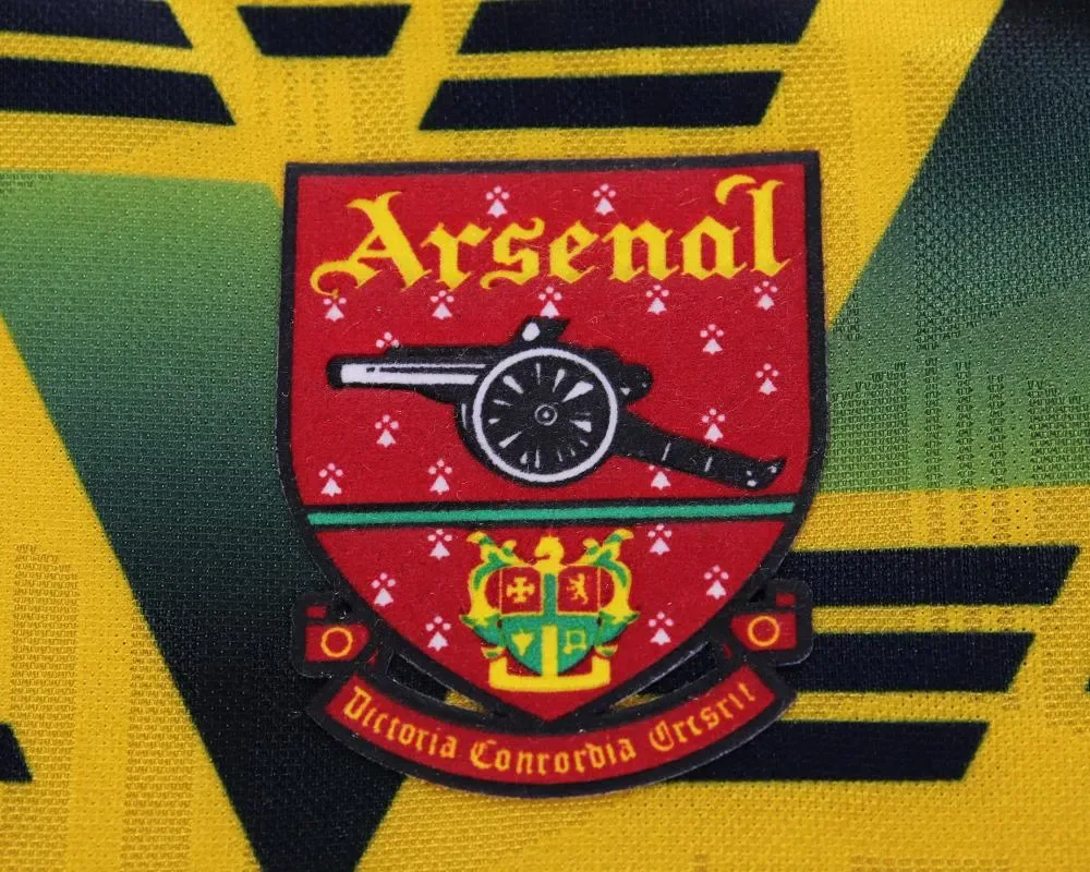 Arsenal 1991-1993 Retro Arsenal Away Football Shirt Kids Size 1991/1993 — 6