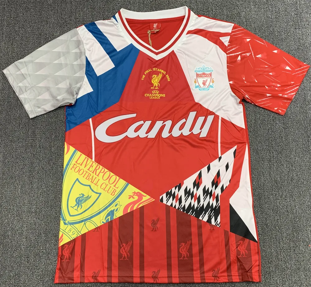 Liverpool Retro Liverpool Hybrid Commemorative Edition Camiseta de fútbol Retro