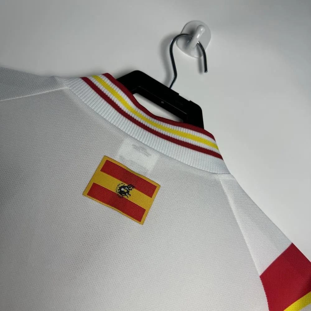 Spain 1996 Retro Spain Tercera Visitante Camiseta de fútbol 1996 — 4