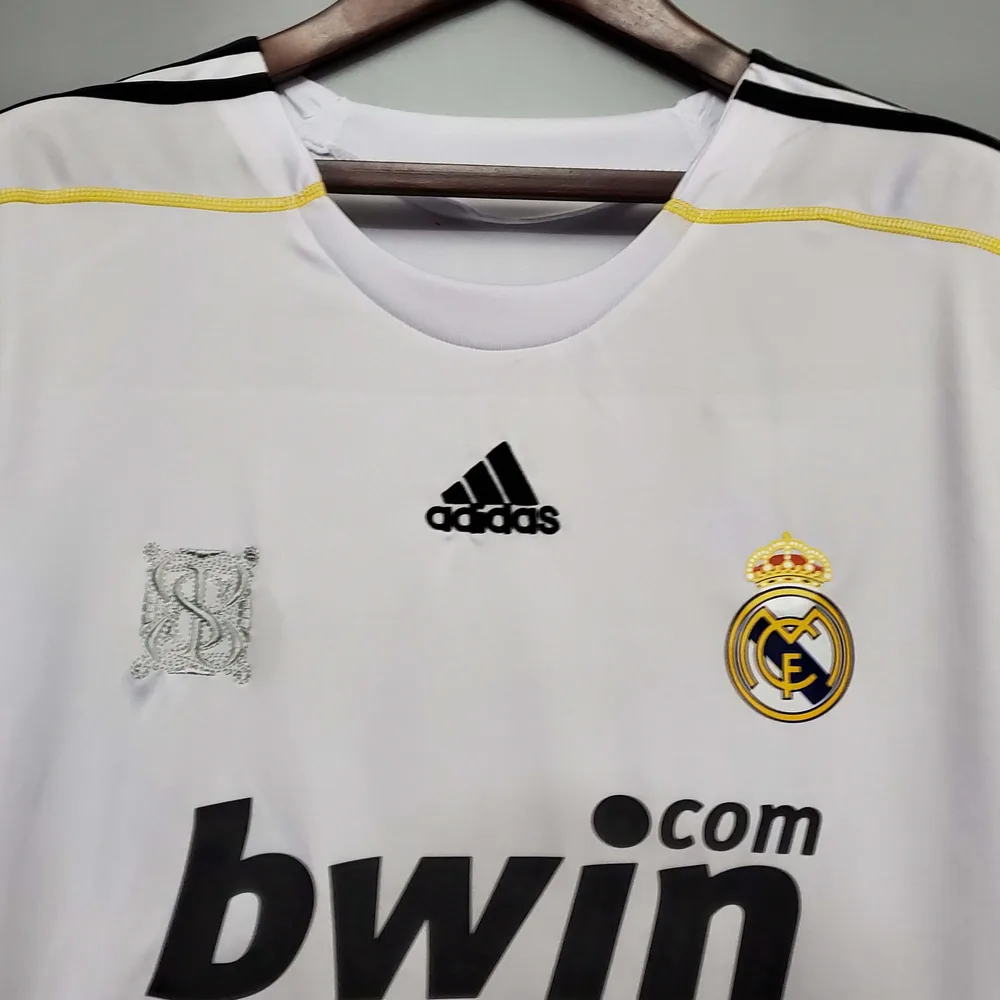 Real Madrid 2009/2010 Retro Real Madrid Home Football Shirt 2009/2010 — 3