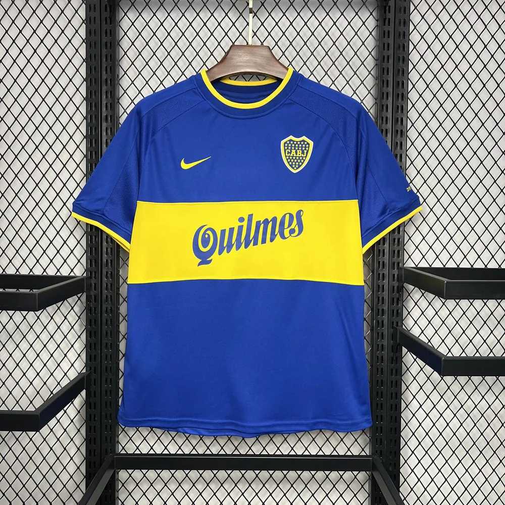 Boca Juniors 2000/2001 Retro Boca Juniors Home Football Jersey 2000/2001