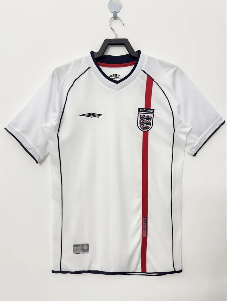 England 2002 Retro England Local Camiseta de fútbol 2002