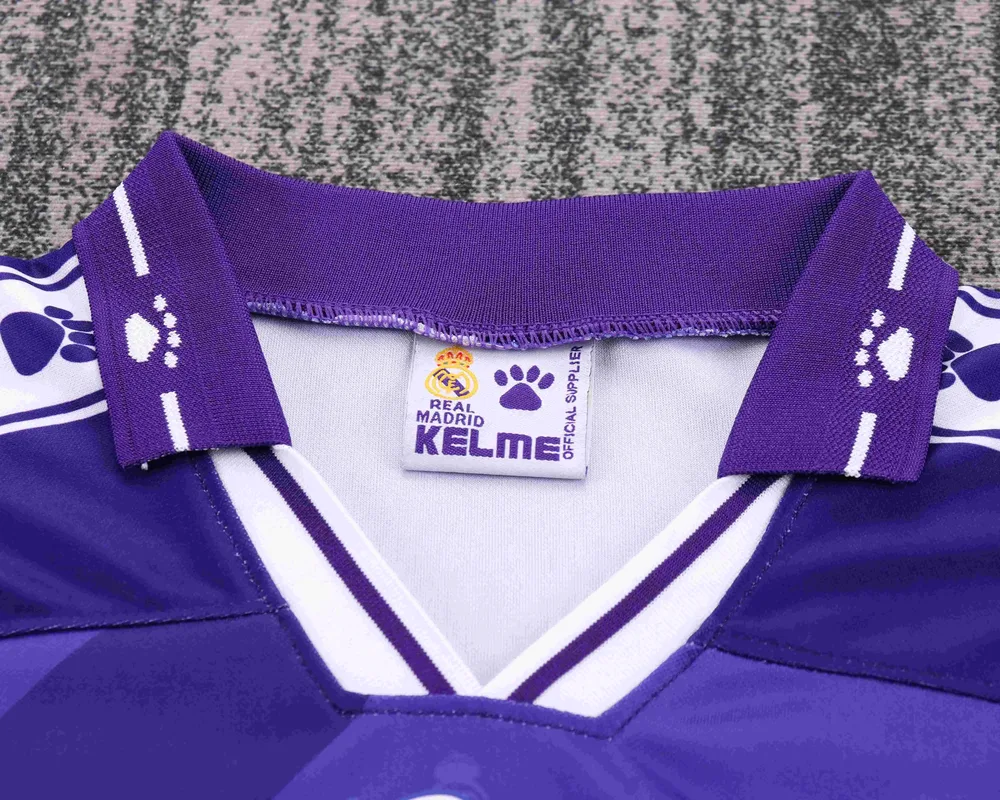 Real Madrid 1994-1996 Retro Real Madrid Visitante Camiseta de fútbol Talla infantil 1994/1996 — 3
