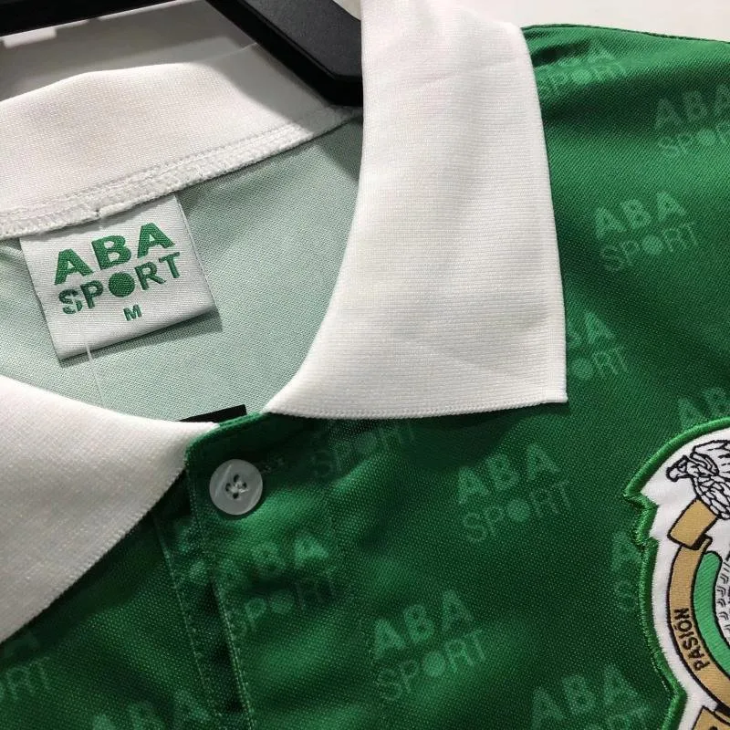 Mexico 1995 Retro Mexico Home Soccer Jersey 1995 — 3