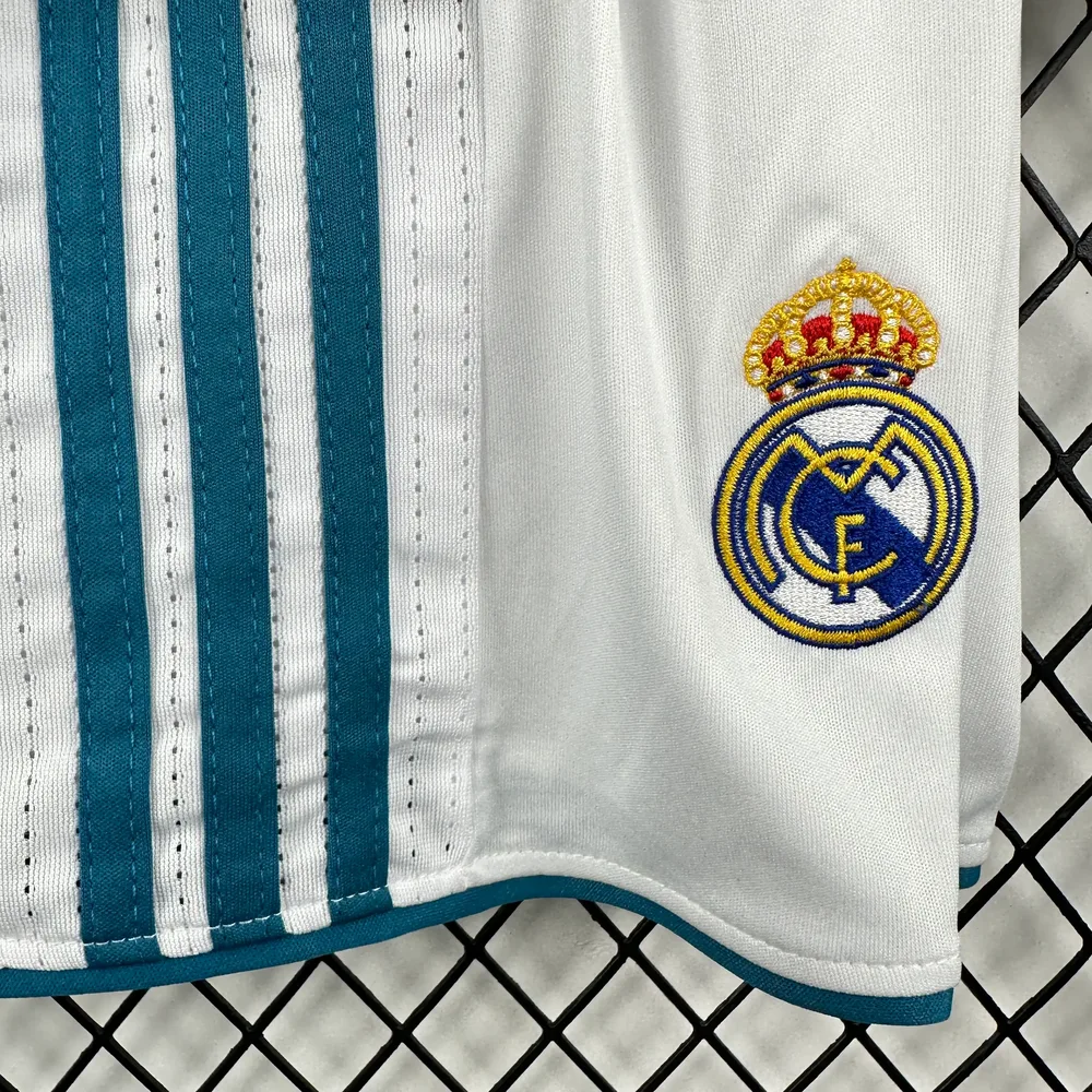 Real Madrid 2017/2018 Retro Long Sleeve Real Madrid Home Football Shirt Kids Size 2017/2018 — 11