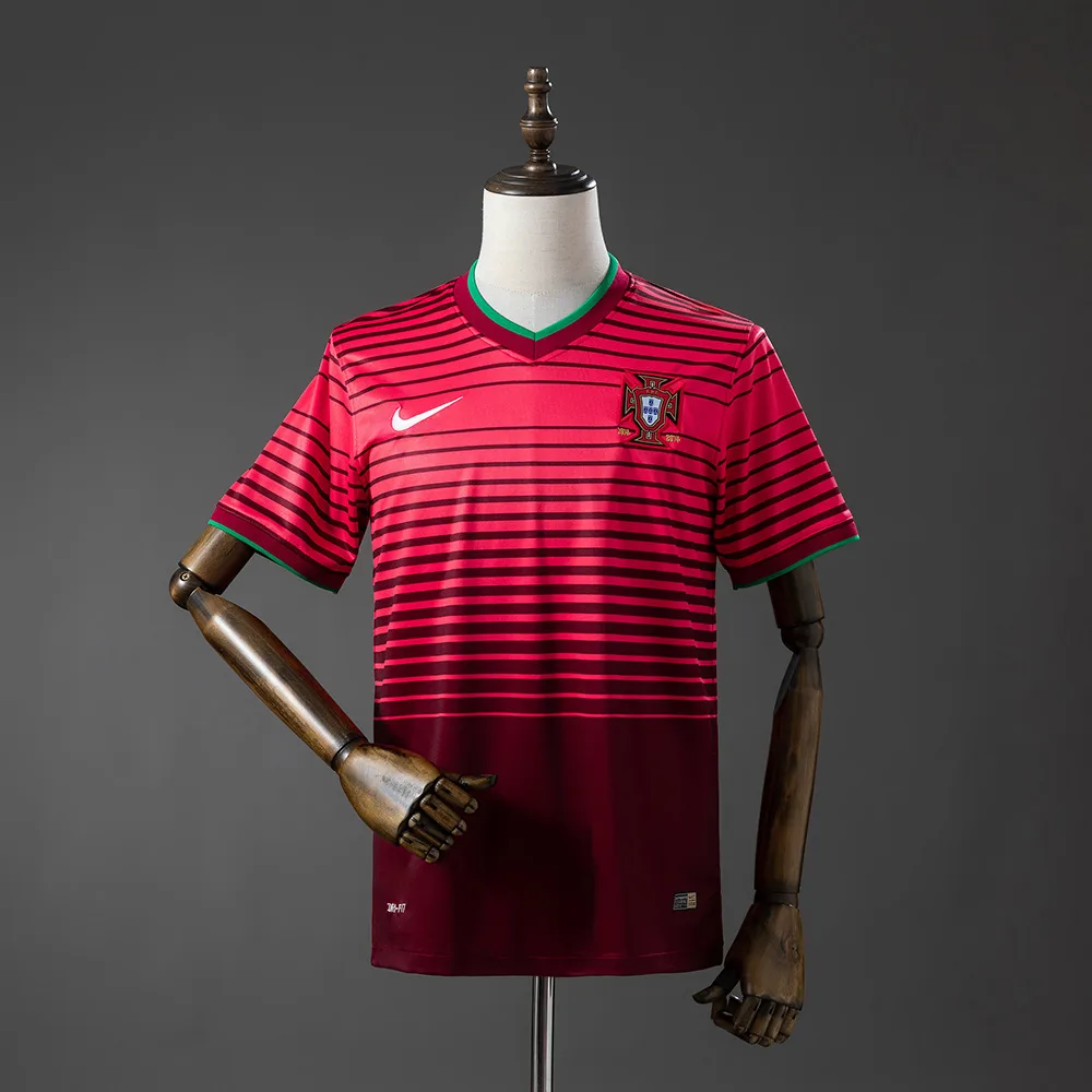 Portugal 2014 Retro Portugal Home Jersey 2014
