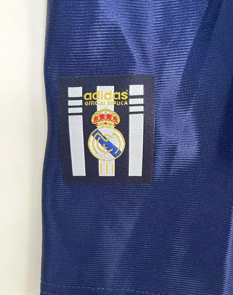 Real Madrid 1998/1999 Retro Real Madrid Away Soccer Jersey 1998/1999 — 6