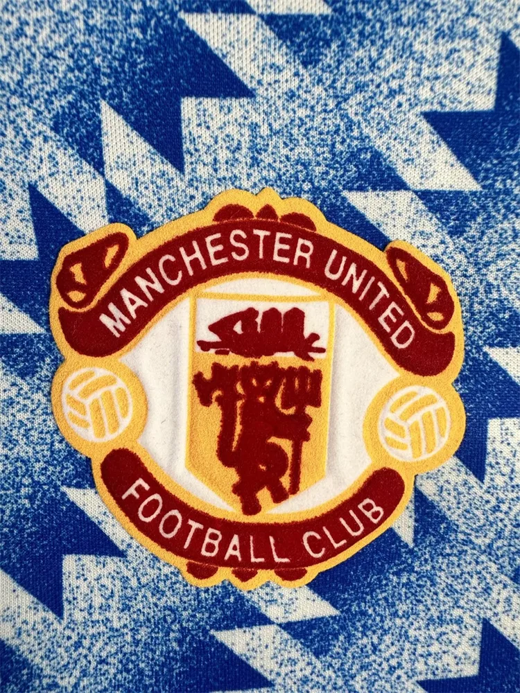 Manchester United 1990/1992 Retro Long Sleeves Manchester United Away Football Shirt 1990/1992 — 4
