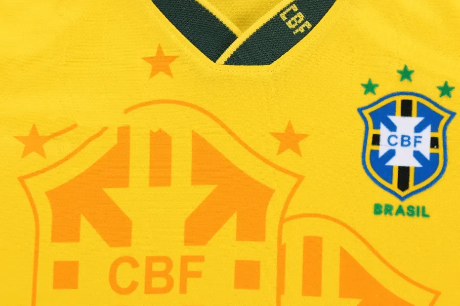 Brazil 1994 Retro Brazil Home Football Shirt Kids Size 1994 — 5