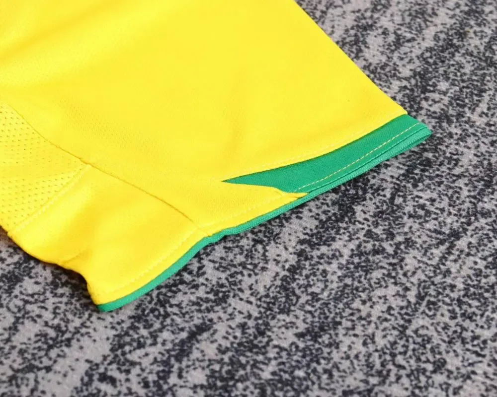 Brazil 2004 Retro Brazil Local Camiseta de fútbol Talla infantil 2004 — 4