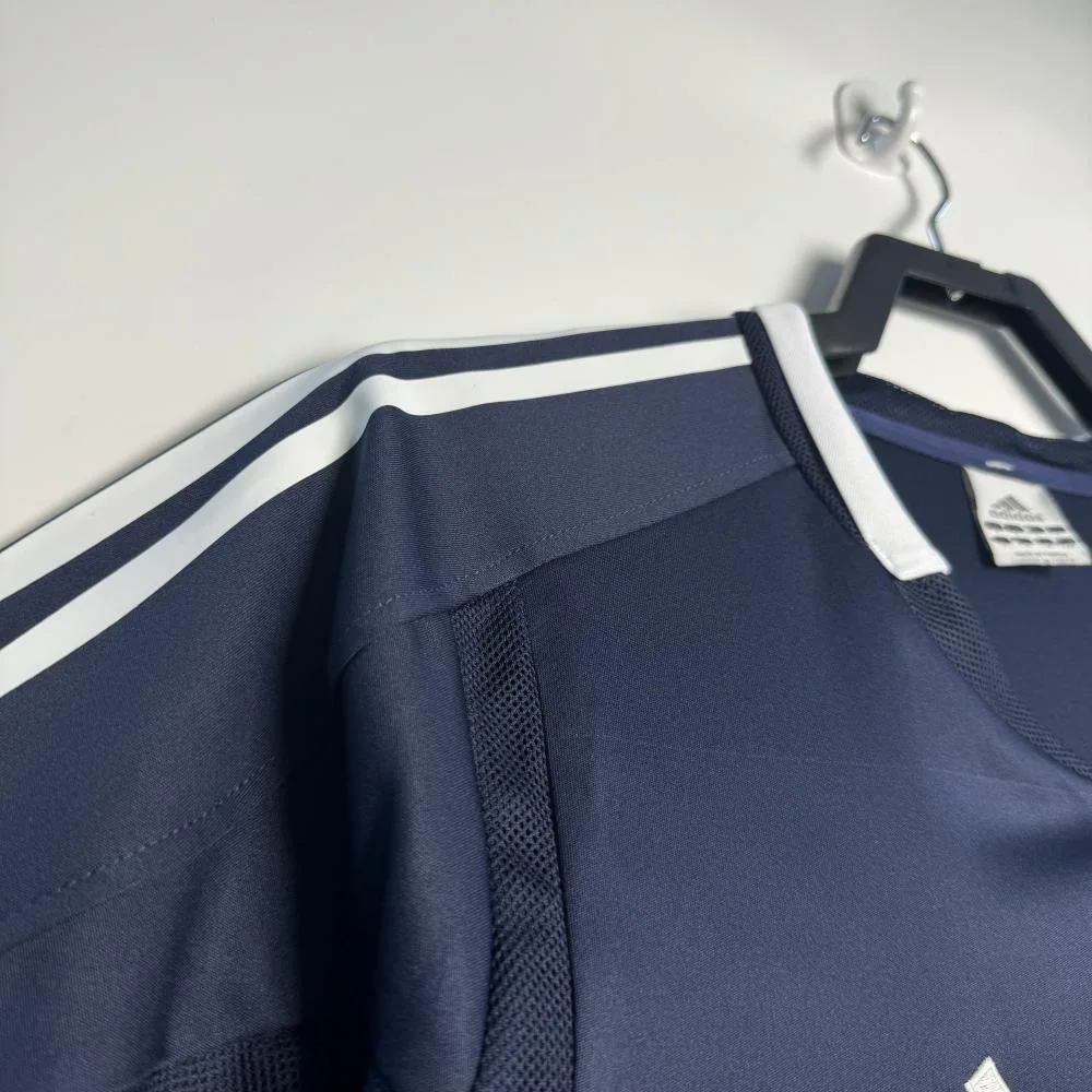 Real Madrid 2004/2005 Retro Real Madrid Visitante Camiseta de fútbol 2004/2005 — 4
