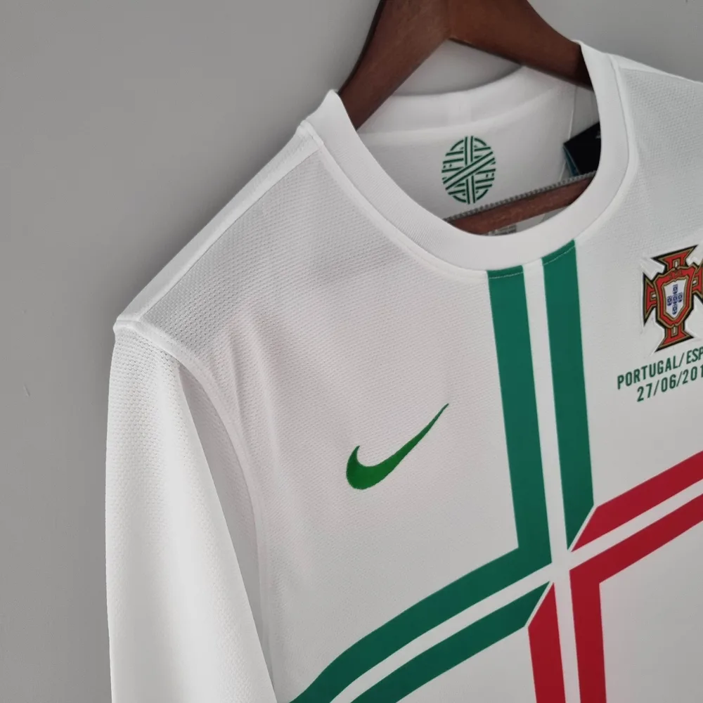 Portugal 2012 Retro Long Sleeve Portugal Away Football Shirt 2012 — 6