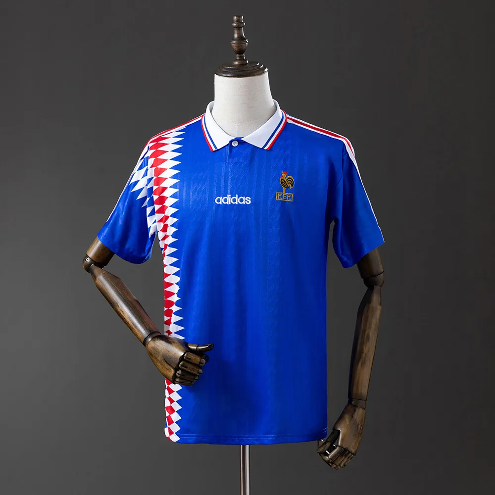 France 1994 Retro France Home Jersey 1994 — 1