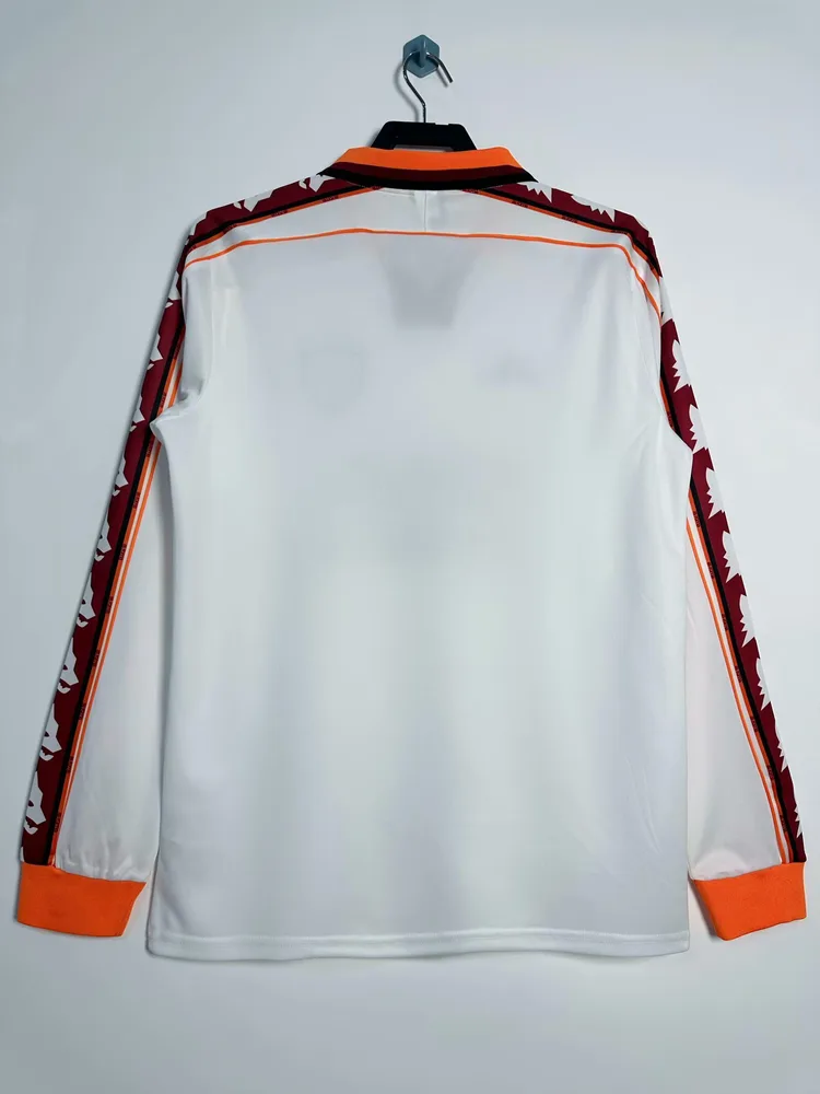 AS Roma 1998/1999 Long Sleeves Retro Roma Visitante Camiseta de fútbol 1998/1999 — 2