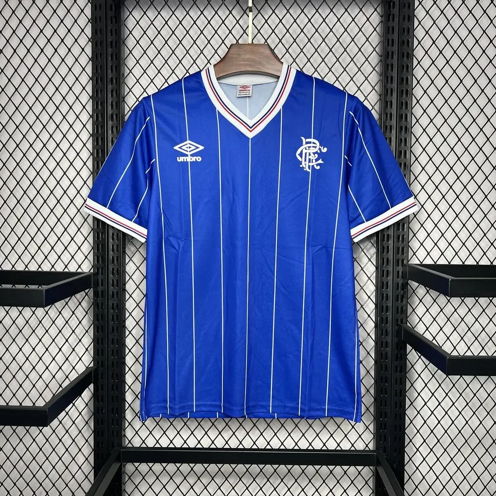 Rangers 1982/1984 Retro Rangers Local Camiseta de fútbol 1982/1984