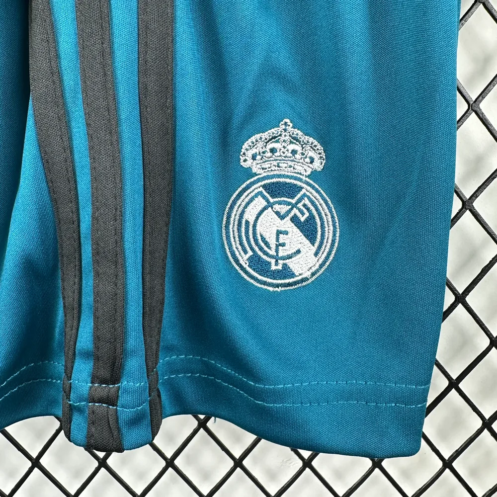 Real Madrid 2017/2018 Retro Long Sleeve Real Madrid Third Away Football Shirt Kids Size 2017/2018 — 10