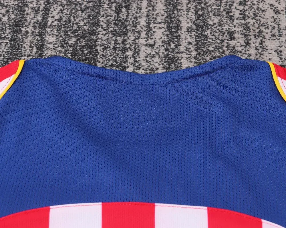 Atlético Madrid 2004-2005 Retro Atletico Madrid Local Camiseta de fútbol Talla infantil 2004/2005 — 4