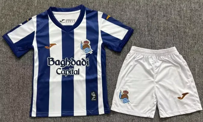 Real Sociedad 2026/2027 Real Sociedad Home Football Shirt Kids Size 2026/27