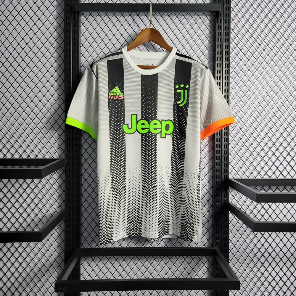 Juventus 2019/2020 Retro Juventus Joint Edition Black and White Stripes Camiseta de fútbol 2019/2020