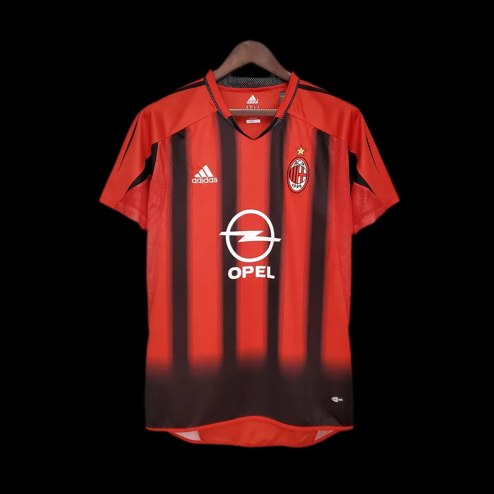 AC Milan 2004/2005 Retro AC Milan Local Camiseta de fútbol 2004/2005