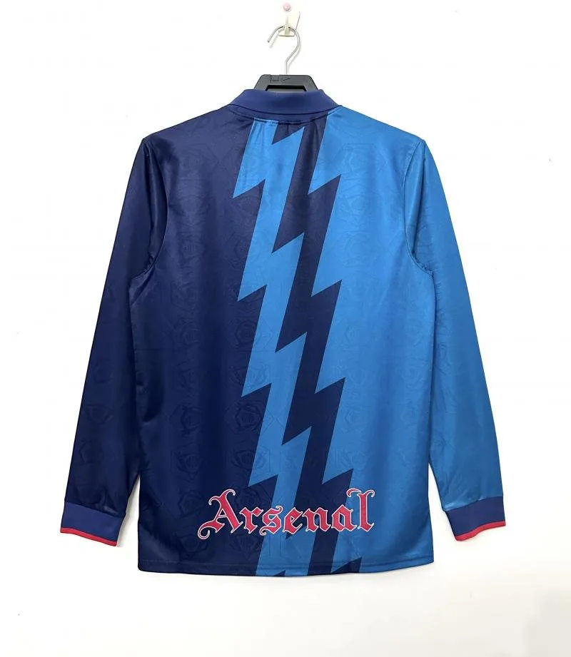 Arsenal 1995-1996 Retro Long Sleeve Arsenal Away Football Shirt 1995/1996 — 2