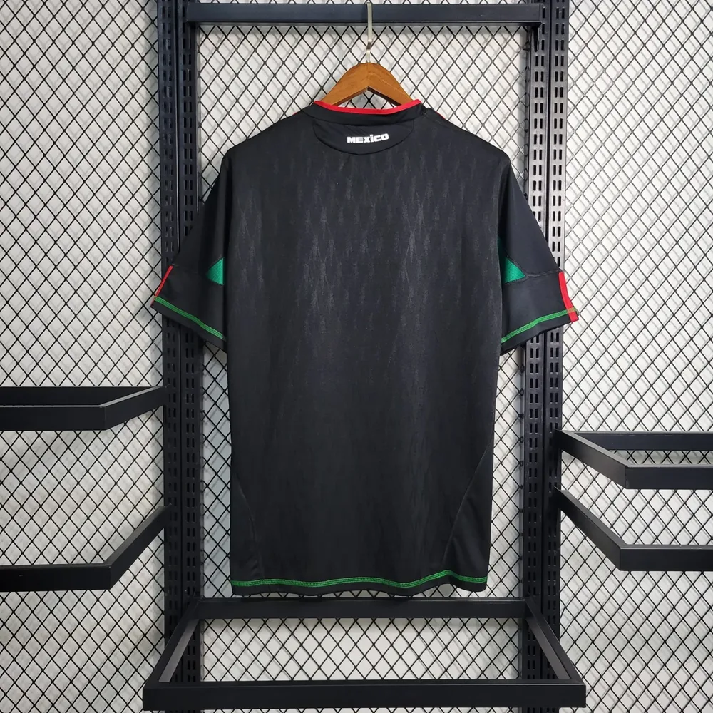 Mexico 2010 Retro Mexico Visitante Black Camiseta de fútbol 2010 — 4