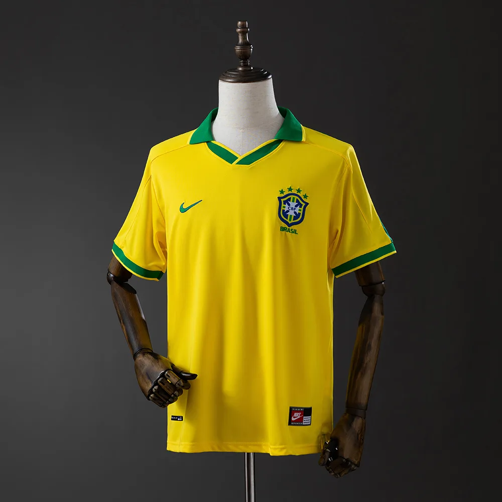 Brazil 1997 Retro Brazil Local Camiseta de fútbol 1997
