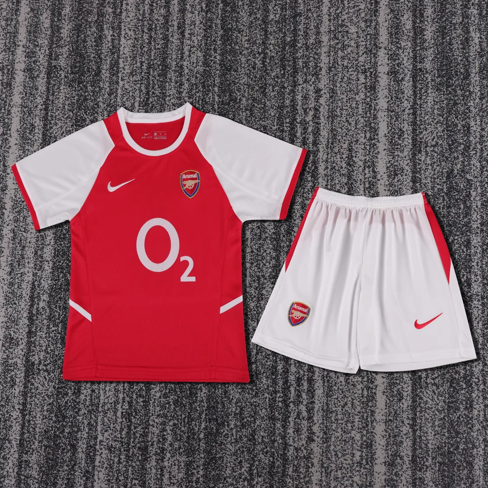 Arsenal 2002-2003 Retro Arsenal Local Camiseta de fútbol Talla infantil 2002/2003