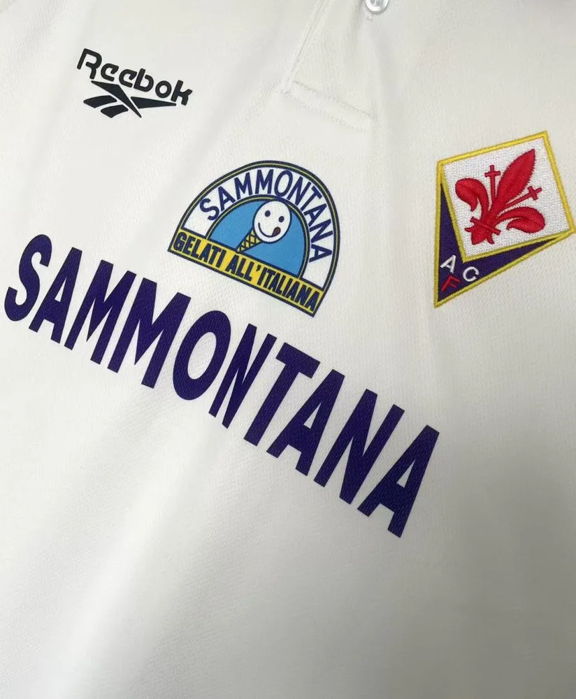 Fiorentina 1995/1996 Retro Fiorentina Away Soccer Jersey 1995/1996 — 4