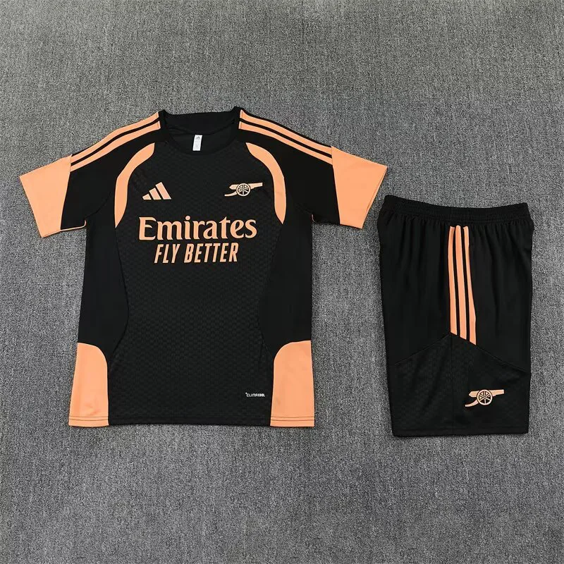 Arsenal 2026/2027 Arsenal Training Suit Orange Black Football Jersey 2026/27 — 3