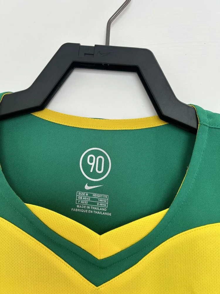 Brazil 2004 Retro Brazil Local Camiseta de fútbol 2004 — 3