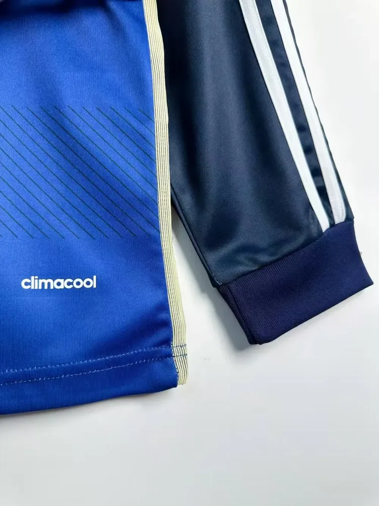 Argentina 2014 Retro Manga larga Argentina National Team Visitante Jersey 2014 — 7