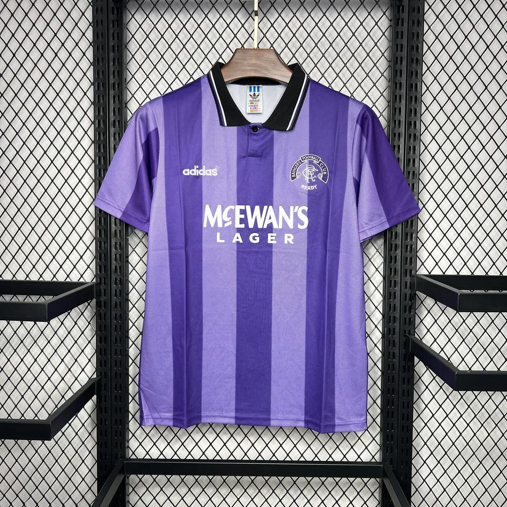 Rangers 1994/1995 Retro Rangers Tercera Visitante Camiseta de fútbol 1994/1995
