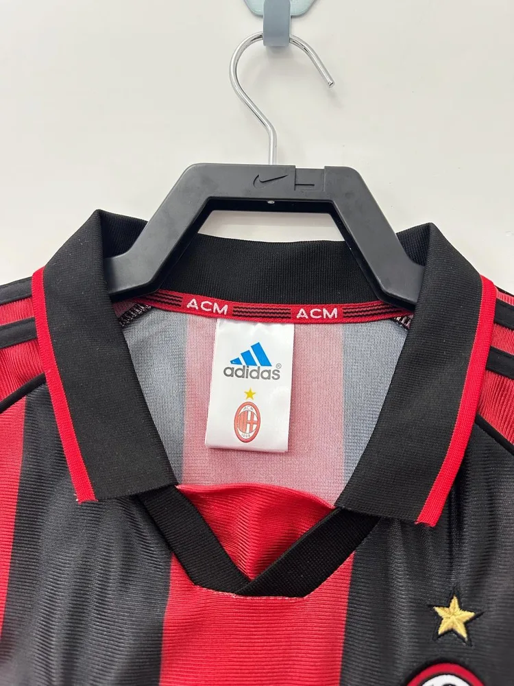 AC Milan 1998-1999 Retro AC Milan Tercera Local Camiseta de fútbol 1998/1999 — 3