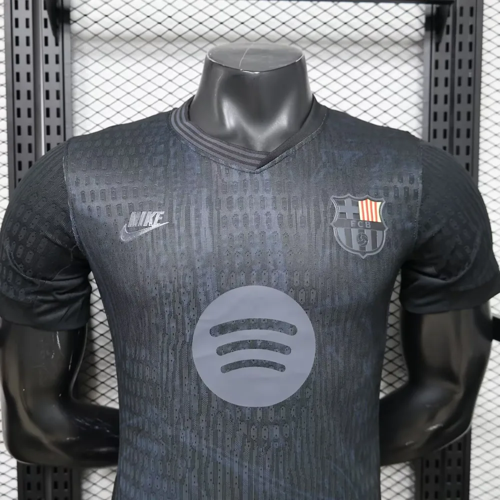 Barcelona 2026/2027 Versión jugador Barcelona Edición especial Black Camiseta de fútbol 2026/27 — 3