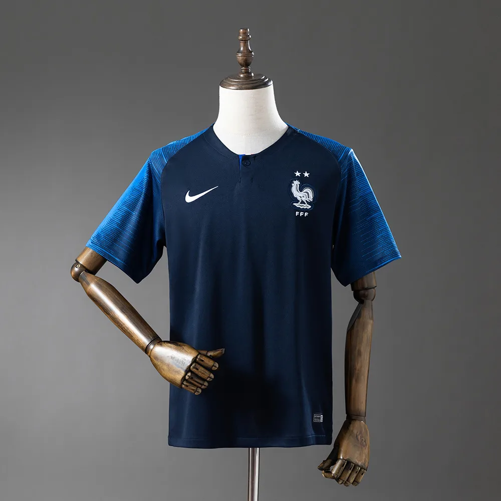 France 2018 Retro France Home Football Shirt 2018