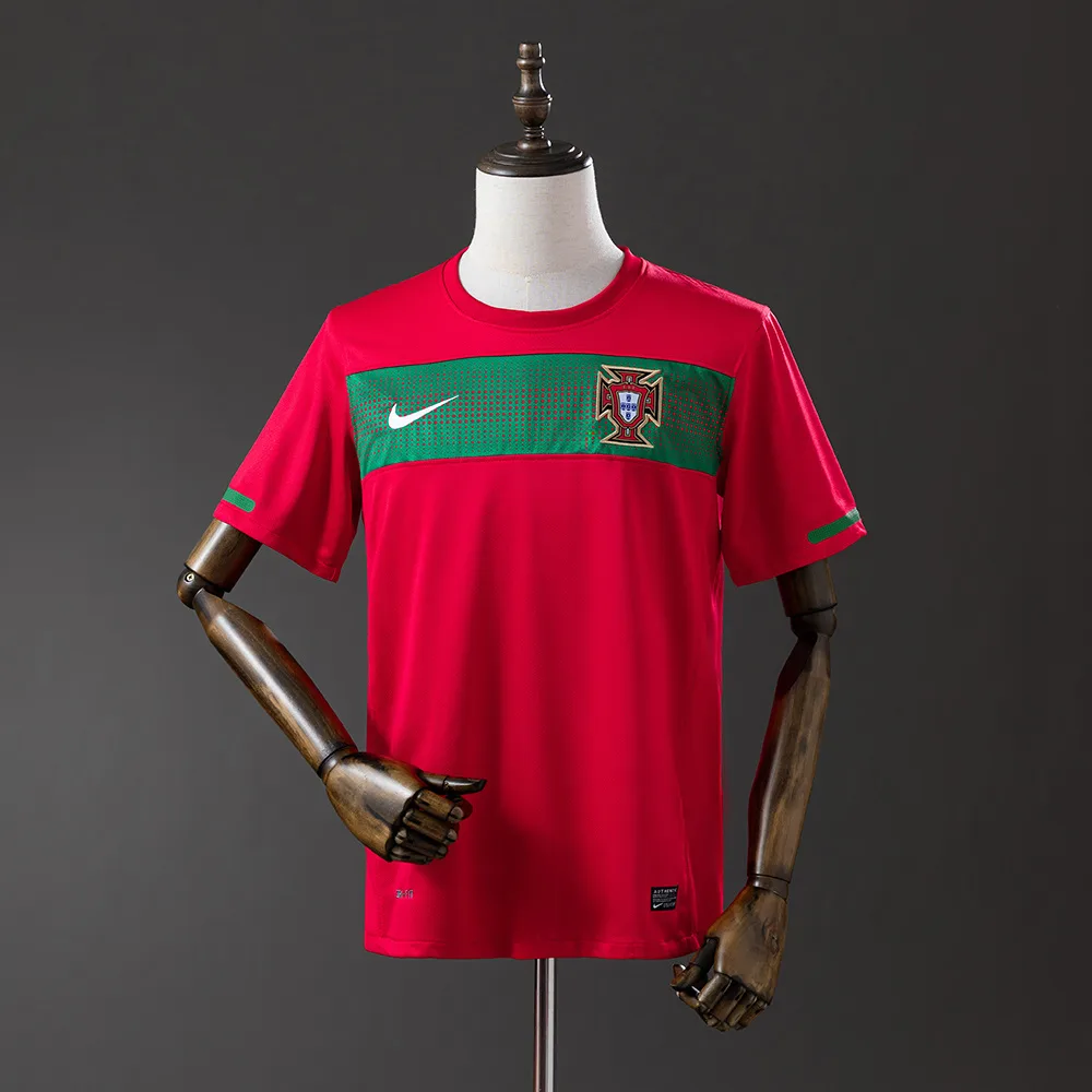 Portugal 2010 Retro Portugal Home Football Shirt 2010